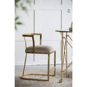 Cavendish Gold and White Iron Chair
