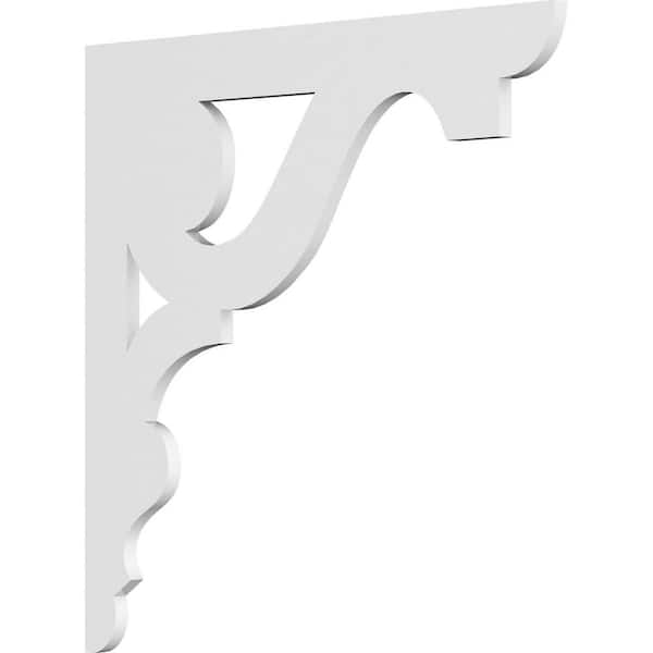 Ekena Millwork 5/8 in. W x 22 in. H x 22 in. D PVC Robin Bracket
