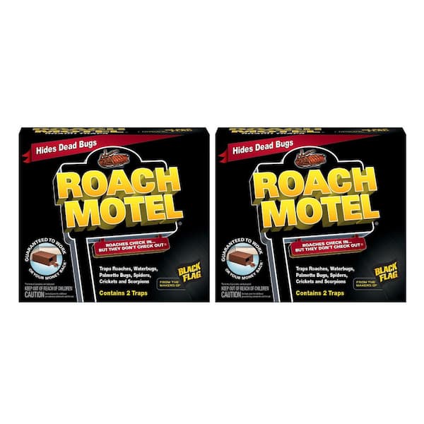 Black Flag Roach Motel Insect Glue Traps (2-Pack)