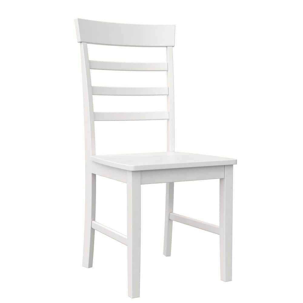 White 3-Piece Drop Leaf Dining Set with Chairs