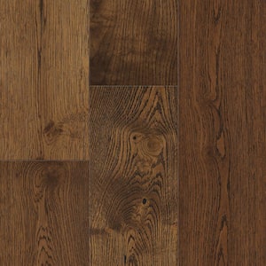 Take Home Sample - Gingerbread Oak Waterproof Engineered Hardwood Flooring - 5 in. x 7 in.