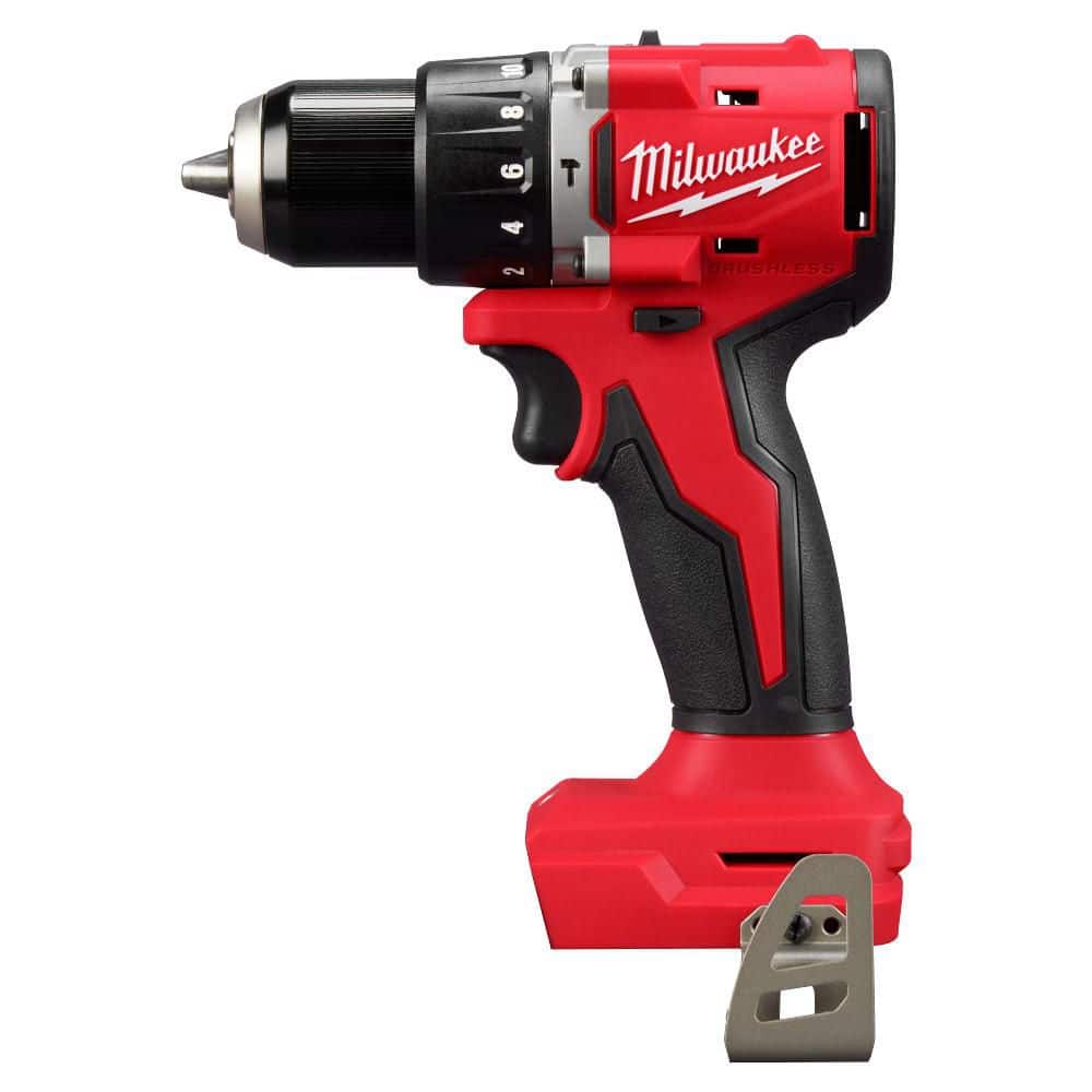 Milwaukee M18 18V Lithium-Ion Brushless Cordless 1/2 in. Compact Hammer ...