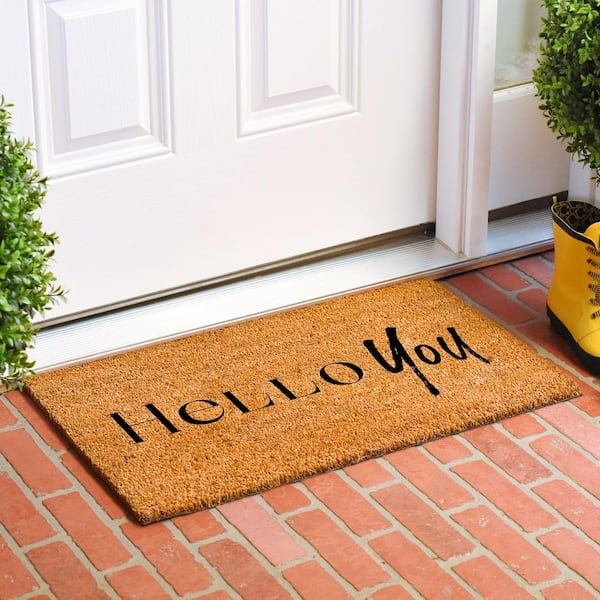 Durable Natural Rubber Door Mat Rug Green Forest Carpet Waterproof Low  Profile Heavy Duty Welcome Doormat Indoor Outdoor Rugs