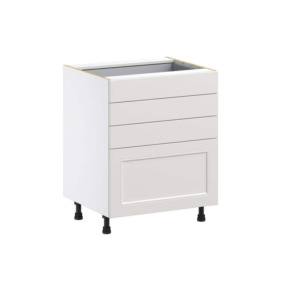 J COLLECTION 27 in. W x 24 in. D x 34.5 in. H Littleton Painted Gray ...