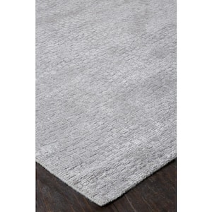 Renzo Grey 12 ft. x 15 ft. Solid Color Area Rug