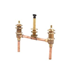 General 0.5 in x 10 in. Brass Copper Fixed Roman Tub Valve