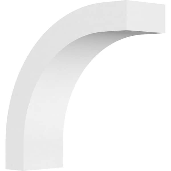 Ekena Millwork 3"W x 10"D x 10"H Standard Heritage Architectural Grade PVC Knee Brace