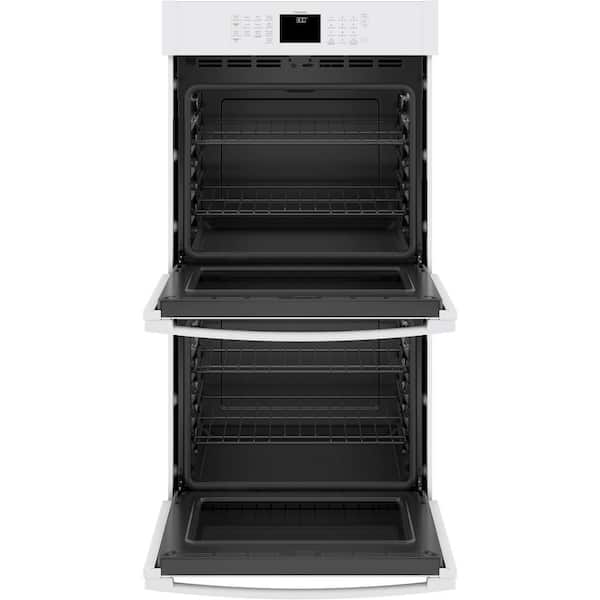 GE 27 in. Smart Double Electric Wall Oven with Self Clean in
