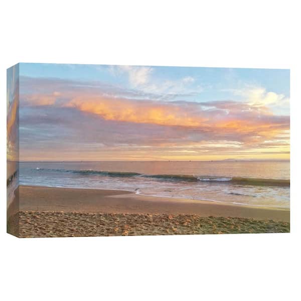 PTM Images 10 in. x 12 in. ''Butterfly Beach Seascape '' Printed Canvas Wall Art