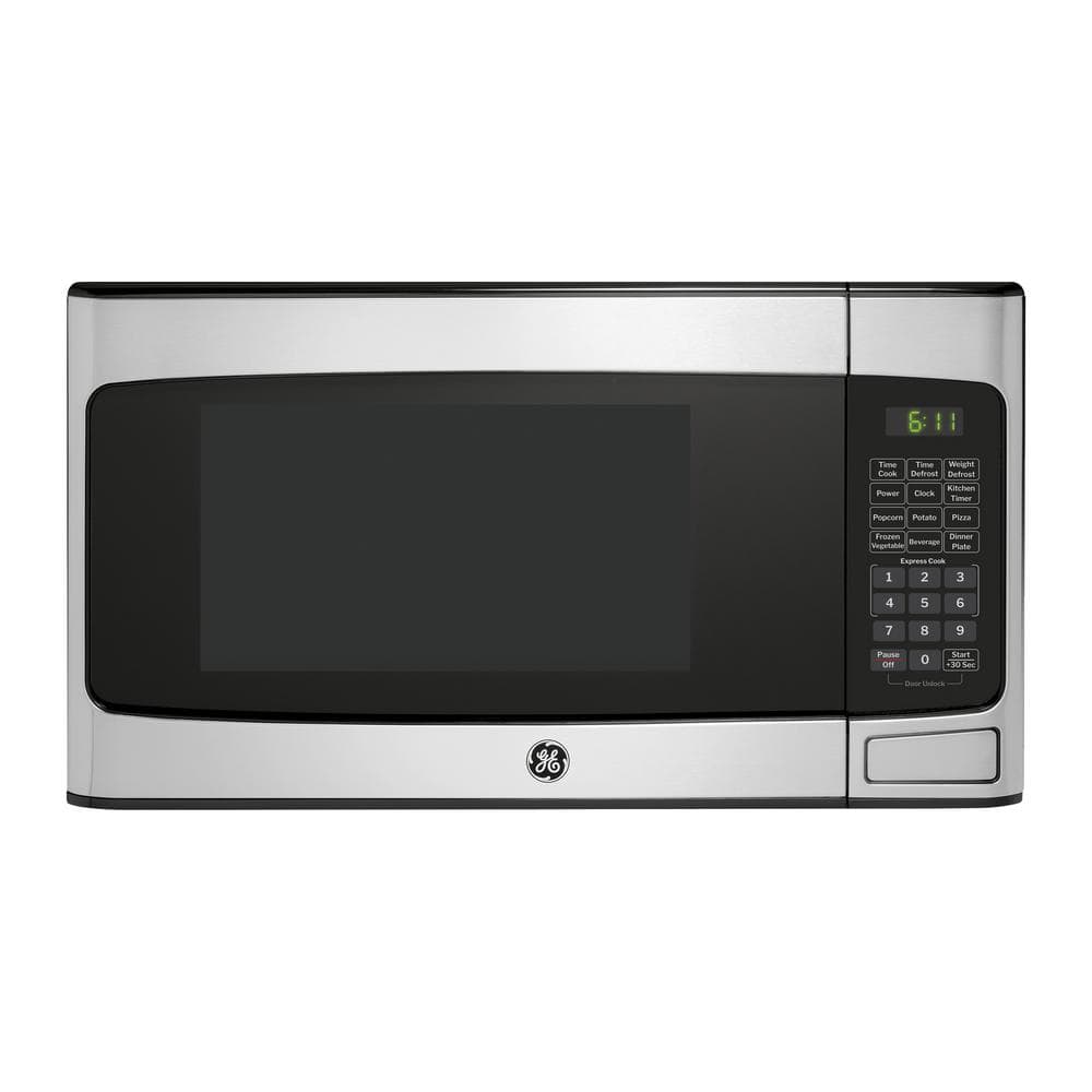1.1 cu. ft. 950-Watt Countertop Microwave in Stainless Steel