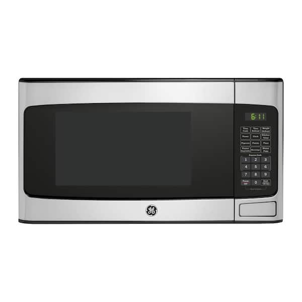 GE 1.1 cu. ft. 950-Watt Countertop Microwave in Stainless Steel