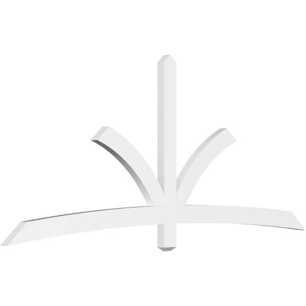 Ekena Millwork Davenport 96 in. W x 40 in. H x 2 in. D Signature Polyurethane Bracket