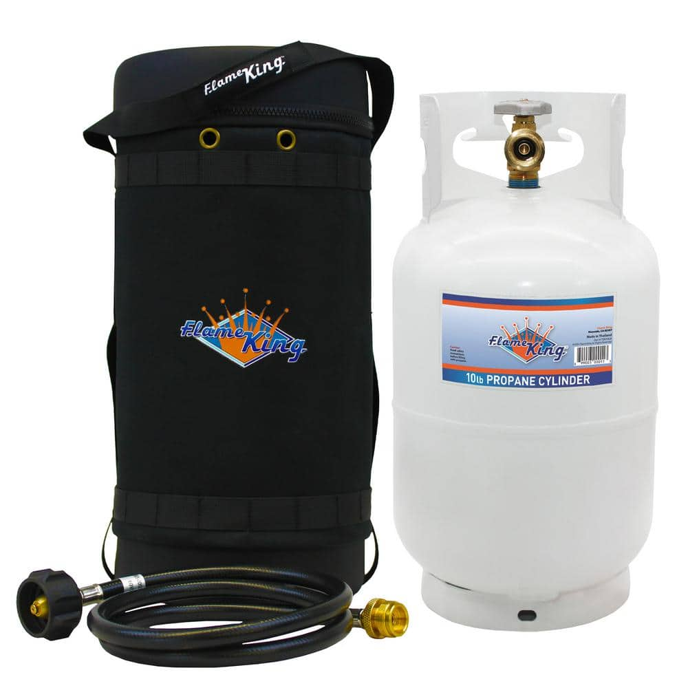 Flame King Gas Hauler Kit Insulated Protective Carry Case 10 lbs ...