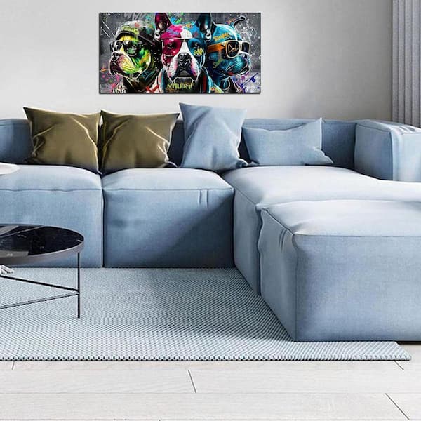 20x40 Large Canvas Wall Art for Bedroom Living Room Funny Graffiti