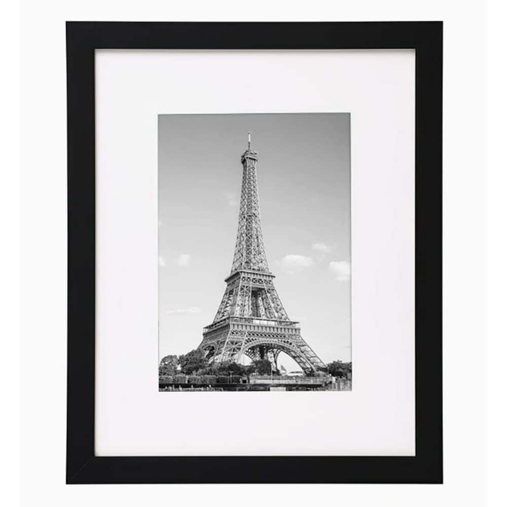 8 in. x 10 in. Black Picture Frame-Versatile Tabletop or Wall Display w/High Definition Scratch-Resistant Glass Set of 4 price history on PriceWatchPro
