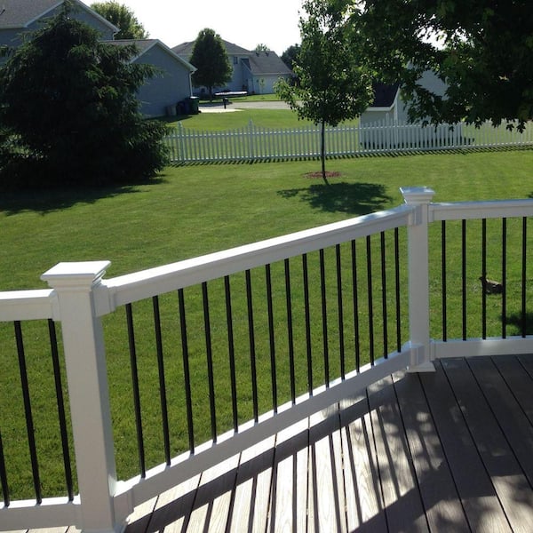 Bellaire 3.5 ft. H x 6 ft. W White Vinyl Railing Kit