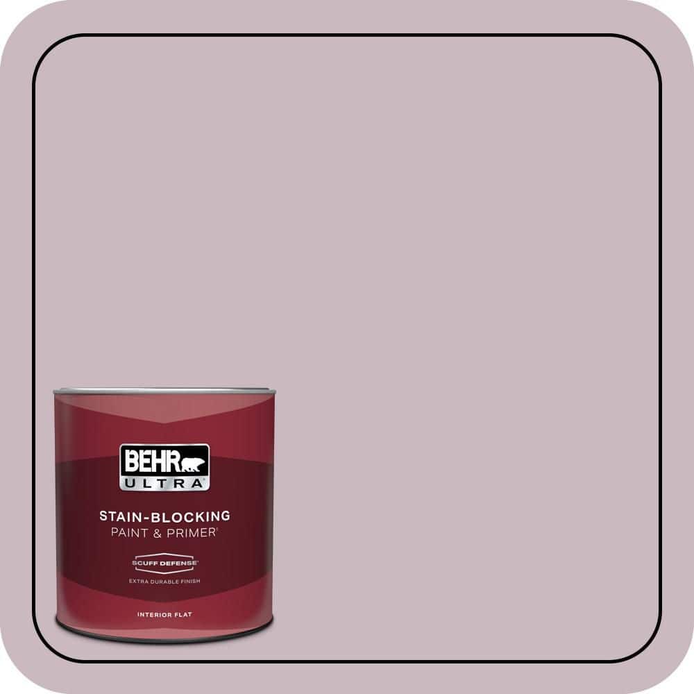 1 qt. #690E-3 Iris Pink Extra Durable Flat Interior Paint & Primer price history on PriceWatchPro
