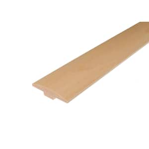 Alaska 0.28 in. Thick x 2 in. Wide x 78 in. Length Low Gloss Wood T-Molding