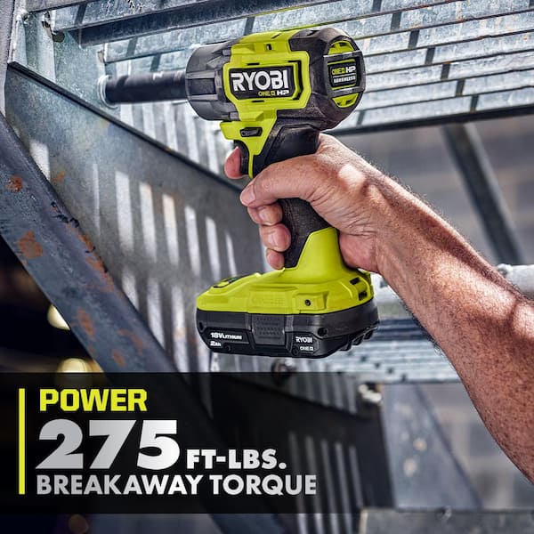 RYOBI ONE+ HP 18V Brushless Cordless Compact 1/2 in 4 Mode Impact