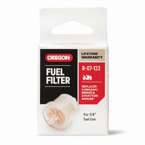 Fuel Filter for Riding Mowers, Fits Kawasaki, Kohler, Tecumseh, Briggs and Stratton