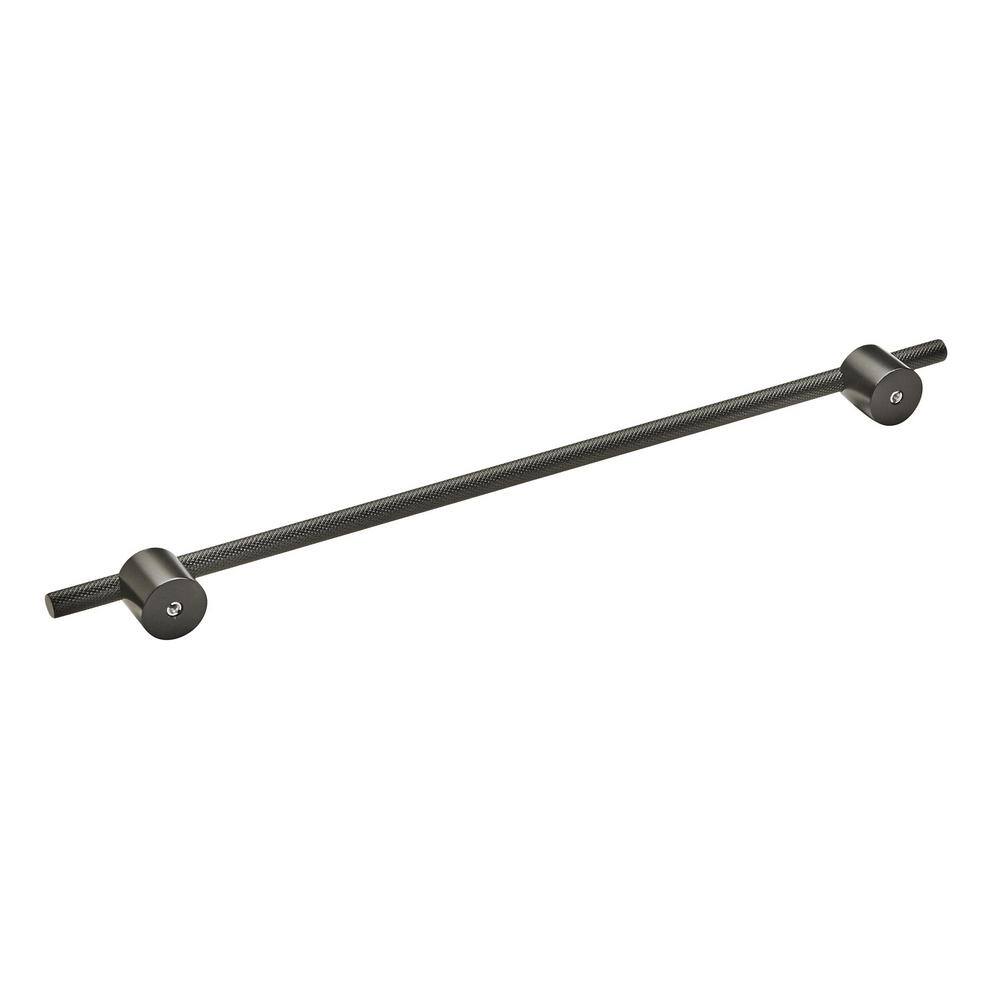Matte Black Aluminum Modern Bar Cabinet Pull with Mounting Hardware