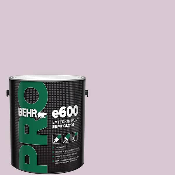 BEHR PRO 1 gal. #680E-3 Rosy Lavender Semi-Gloss Exterior Paint