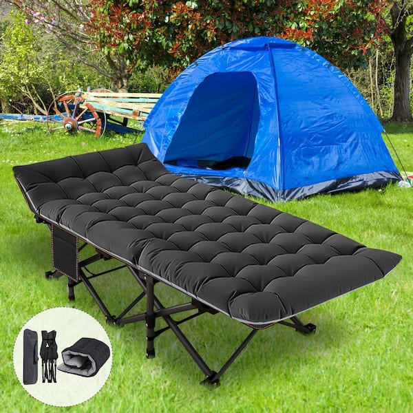 BOZTIY Oversize Folding Camping Cot,XL Sleeping Cot With