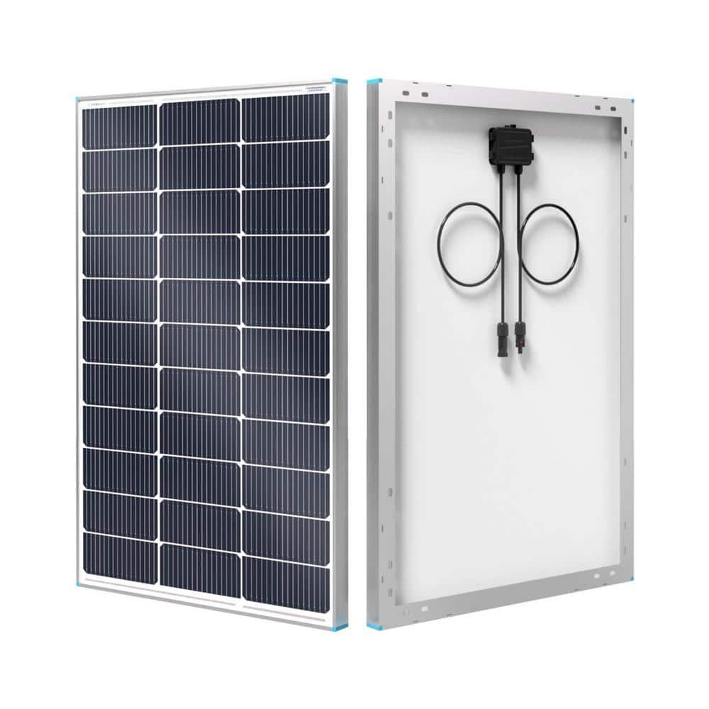 12V 100W Solar Panel N-Type 16BB 25% High-Efficiency Off-Grid PV Module Power Charger for RV Marine Battery