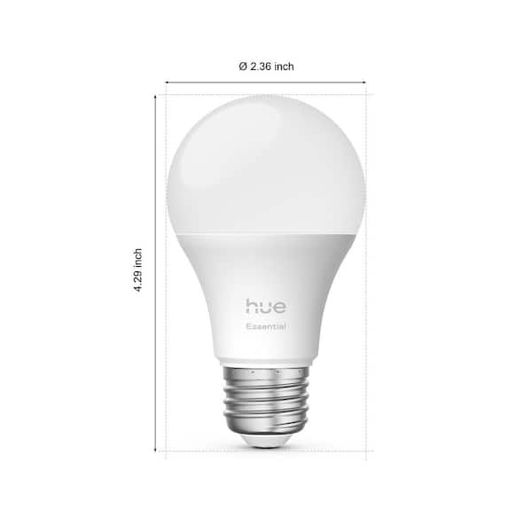 Philips Hue Essential 60-Watt Equivalent A19 Smart LED Color