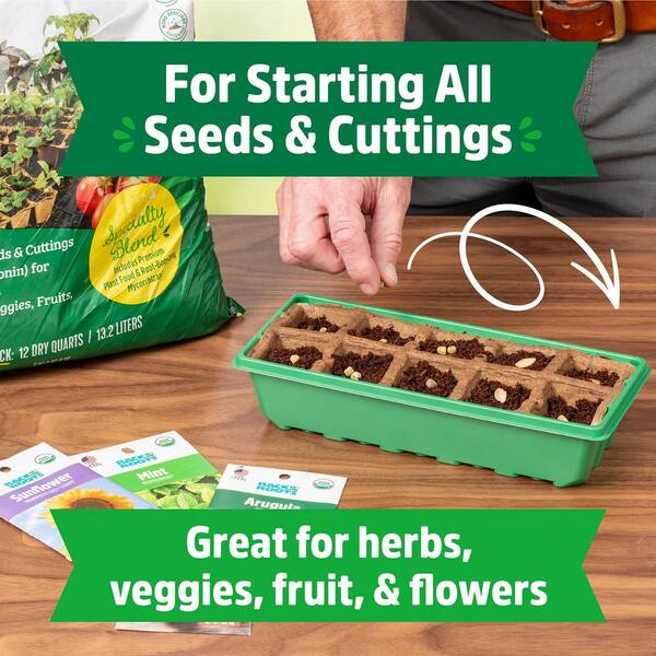 Back to the Roots Greenhouse Germination Kit (10-Cell) 49008 - The