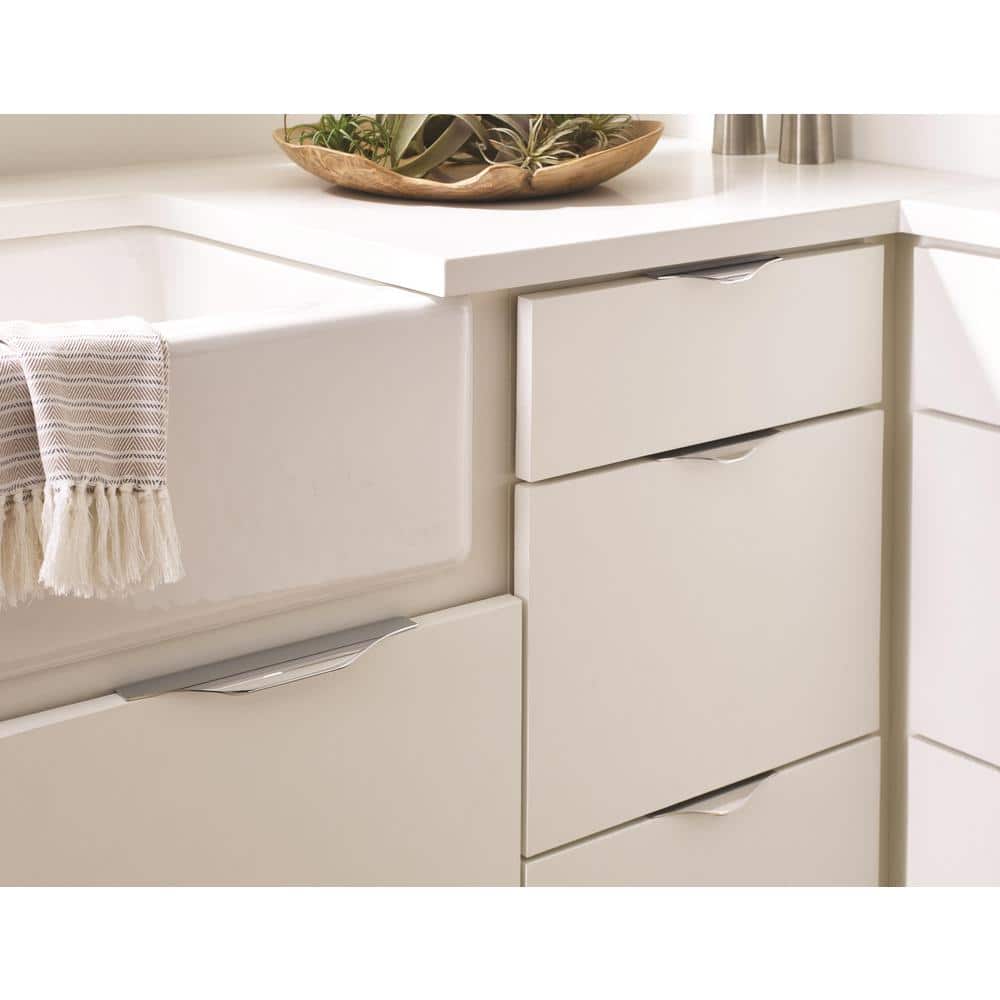 Polished Chrome 9.75" Modern Cabinet Edge Pull