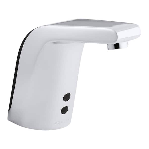 Sculpted Insight AC Powered Single Hole Touchless Bathroom Faucet in Polished Chrome