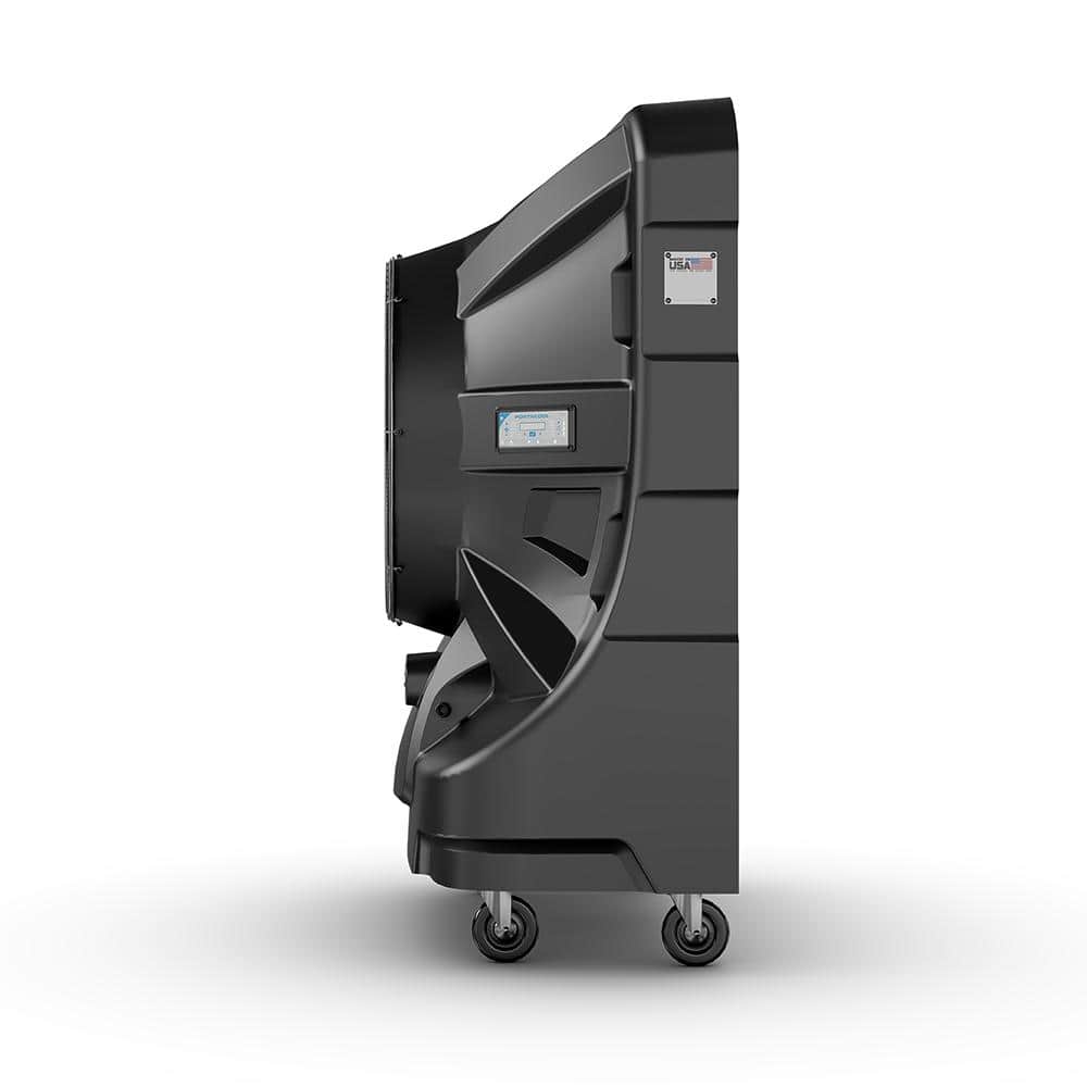 Portacool Apex 4000 Black Portable Evaporative Cooler with 55 Gallon Reservoir