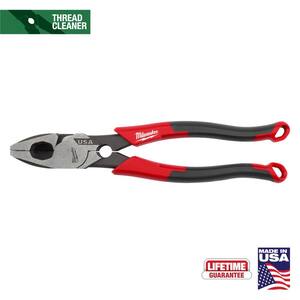 9 in. Lineman's Pliers with Thread Cleaner / Fish Tape Puller and Comfort Grip