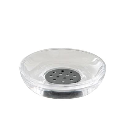 Magic Suction Soap Tray in White 3011 - The Home Depot