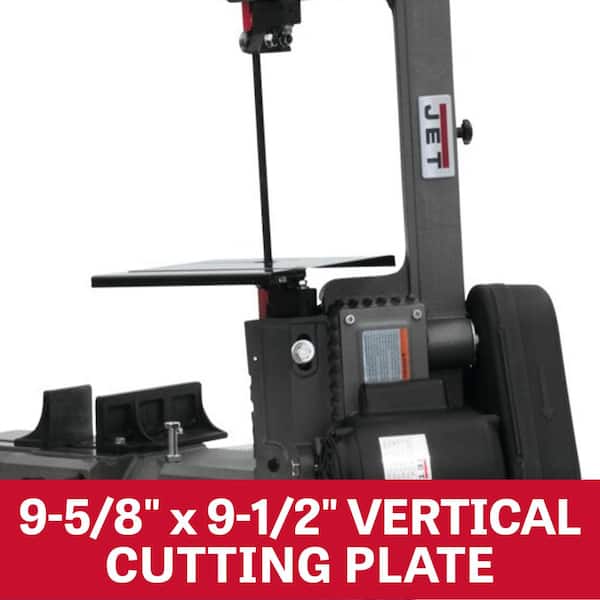 1/2 HP 5 in. x 6 in. Metalworking Horizontal and Vertical Band Saw with Open Stand, 3-Speed, 115/230-Volt, HVBS-56M 1/2 HP 5 in. x 6 in. Metalworking Horizontal and Vertical Band Saw with Open Stand, 3-Speed, 115/230-Volt, HVBS-56M