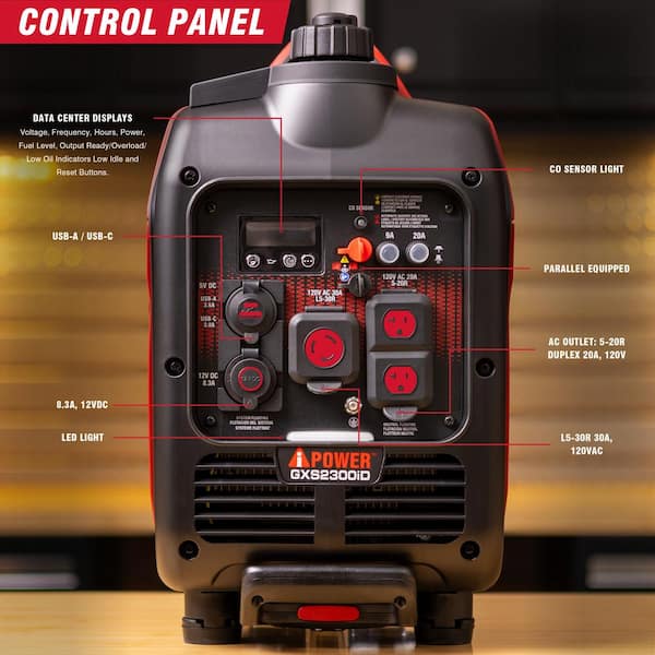 ECHO 2300-Watt Recoil Start Gas Powered Inverter Generator