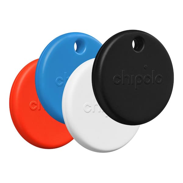 POP Device Tracking Tag in Black/White/Red/Blue (4-Pack)