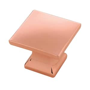 Studio 1-1/4 in. Square Polished Copper Knob (10-Pack)