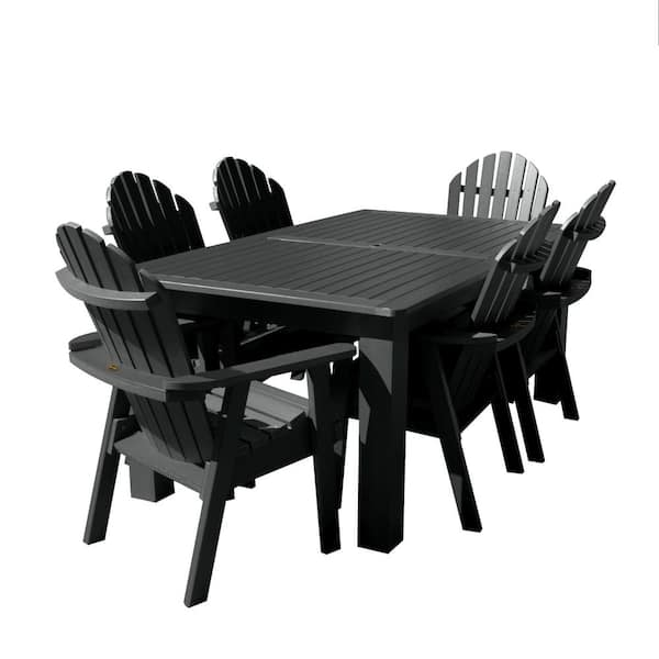 7-Pieces Recycled Plastic Outdoor Dining Set Glennville