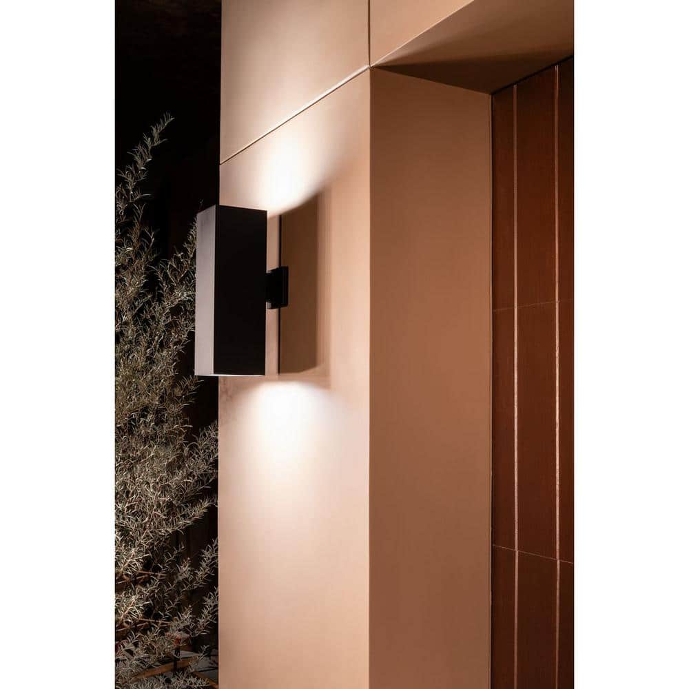 Progress Lighting 18" Black Porcelain Outdoor Wall Sconce