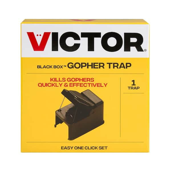 Victor Black Box Outdoor Gopher Trap M0626 - The Home Depot