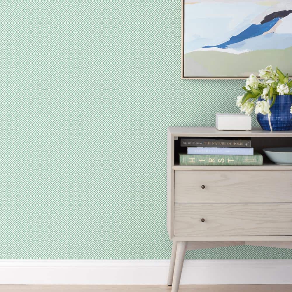 Green Tile Peel and Stick Wallpaper Panel (covers 26 sq. ft.) price history on PriceWatchPro