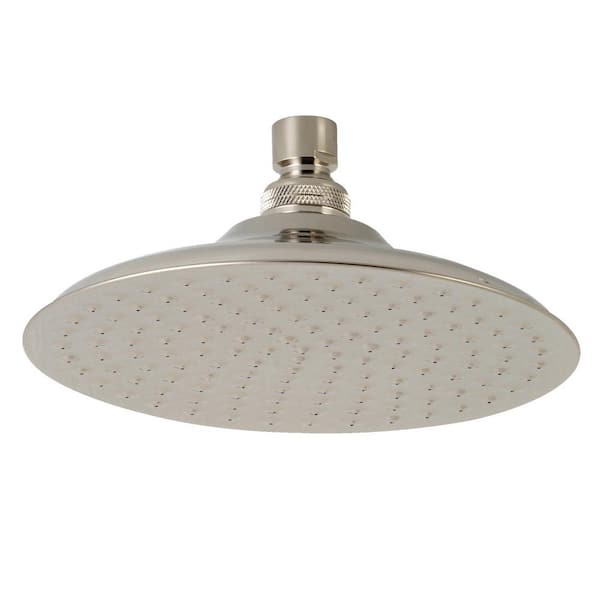 Kingston Brass Victorian 1-Spray Patterns 7-3/4 in. H Wall Mount Fixed Shower Head in Polished Nickel