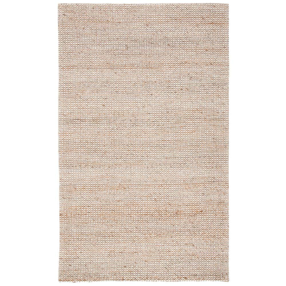 Natural Beige 8' x 10' Handmade Tufted Wool Area Rug