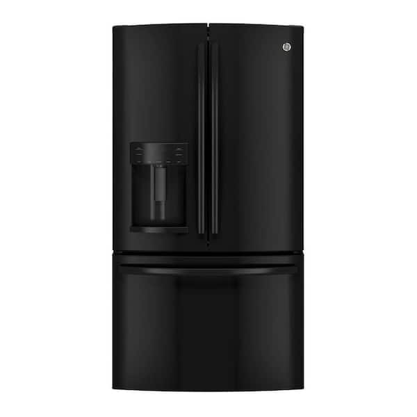 GE 27.8 cu. ft. French Door Refrigerator in Black, ENERGY STAR