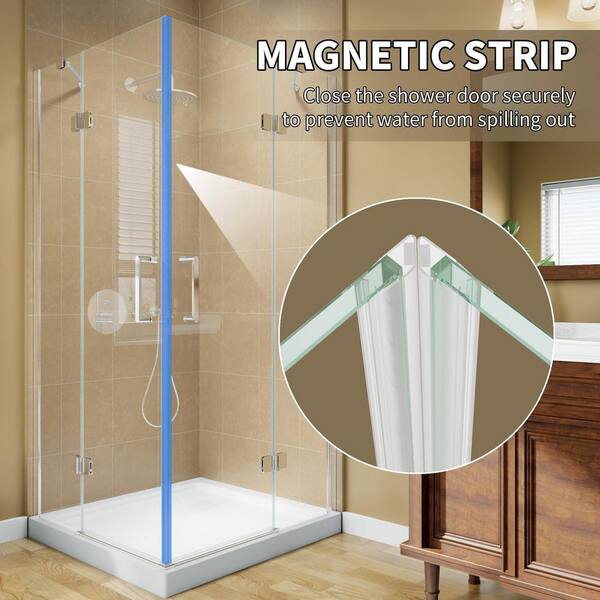 Gonchan.★ AZDHOME 36 in. W. x 36 in. D x 72 in. H Neo Angle Pivot