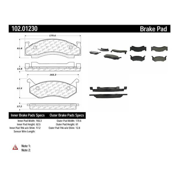 Centric Parts Disc Brake Pad Set