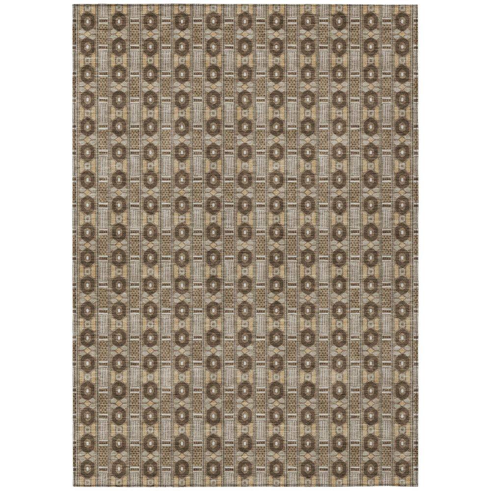 Chantille Machine Washable Indoor/Outdoor Abstract ACN2860 Chocolate 8 ft. x 10 ft. Area Rug price history on PriceWatchPro