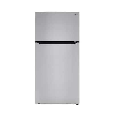 33 in. W 24 cu. ft. Top Freezer Refrigerator w/ LED Lighteing and Multi-Air Flow in Stainless Steel, ENERGY STAR
